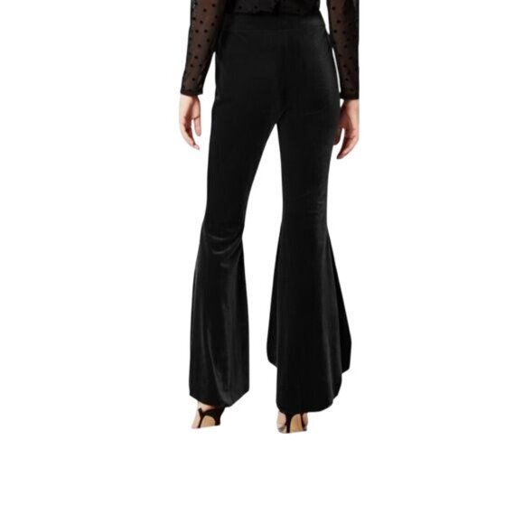 INC Womens Navy Bell-Bottom Flared Pants High-Rise With Side Zipper Size 16 - Picture 10 of 14